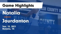 Natalia  vs Jourdanton  Game Highlights - Jan. 15, 2021
