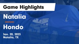 Natalia  vs Hondo  Game Highlights - Jan. 20, 2023