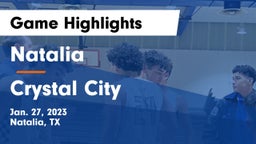 Natalia  vs Crystal City  Game Highlights - Jan. 27, 2023