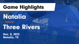 Natalia  vs Three Rivers  Game Highlights - Dec. 8, 2023