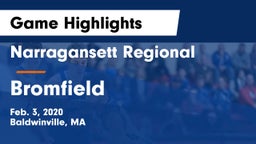 Narragansett Regional  vs Bromfield Game Highlights - Feb. 3, 2020