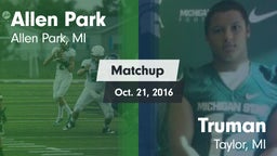 Matchup: Allen Park High vs. Truman  2016