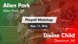 Matchup: Allen Park High vs. Divine Child  2016