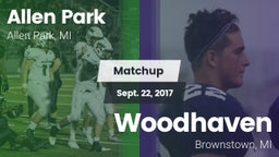 Matchup: Allen Park High vs. Woodhaven  2017
