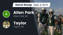 Recap: Allen Park  vs. Taylor  2019