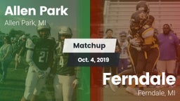 Matchup: Allen Park High vs. Ferndale  2019
