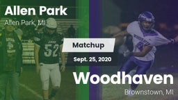 Matchup: Allen Park High vs. Woodhaven  2020