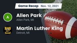 Recap: Allen Park  vs. Martin Luther King  2021