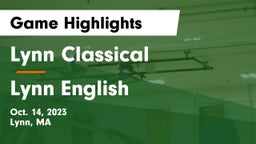 Lynn Classical  vs Lynn English Game Highlights - Oct. 14, 2023