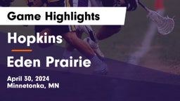Hopkins  vs Eden Prairie  Game Highlights - April 30, 2024