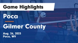 Poca  vs Gilmer County  Game Highlights - Aug. 26, 2023