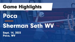 Poca  vs Sherman  Seth WV Game Highlights - Sept. 14, 2023