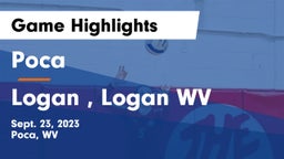Poca  vs Logan , Logan WV Game Highlights - Sept. 23, 2023