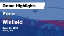 Poca  vs Winfield  Game Highlights - Sept. 27, 2023