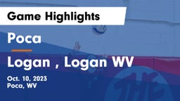 Poca  vs Logan , Logan WV Game Highlights - Oct. 10, 2023