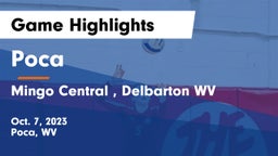 Poca  vs Mingo Central , Delbarton WV Game Highlights - Oct. 7, 2023
