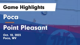 Poca  vs Point Pleasant  Game Highlights - Oct. 10, 2023
