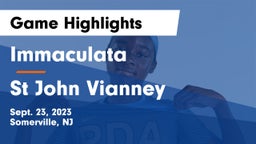 Immaculata  vs St John Vianney Game Highlights - Sept. 23, 2023