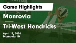 Monrovia  vs Tri-West Hendricks Game Highlights - April 18, 2024