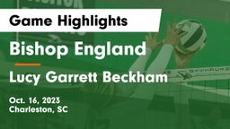 Bishop England  vs Lucy Garrett Beckham  Game Highlights - Oct. 16, 2023