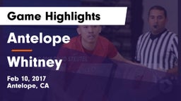 Antelope  vs Whitney  Game Highlights - Feb 10, 2017