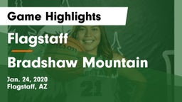 Flagstaff  vs Bradshaw Mountain Game Highlights - Jan. 24, 2020