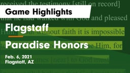 Flagstaff  vs Paradise Honors  Game Highlights - Feb. 6, 2021