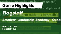 Flagstaff  vs American Leadership Academy - Queen Creek Game Highlights - March 9, 2021