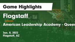 Flagstaff  vs American Leadership Academy - Queen Creek Game Highlights - Jan. 8, 2022