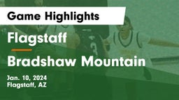 Flagstaff  vs Bradshaw Mountain Game Highlights - Jan. 10, 2024