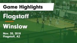Flagstaff  vs Winslow  Game Highlights - Nov. 20, 2018