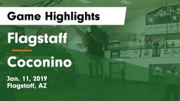 Flagstaff  vs Coconino  Game Highlights - Jan. 11, 2019