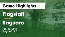 Flagstaff  vs Saguaro  Game Highlights - Jan. 12, 2019