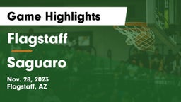 Flagstaff  vs Saguaro  Game Highlights - Nov. 28, 2023