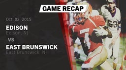 Recap: Edison  vs. East Brunswick  2015