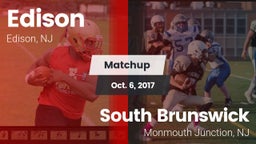 Matchup: Edison  vs. South Brunswick  2017