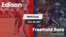 Matchup: Edison  vs. Freehold Boro  2017