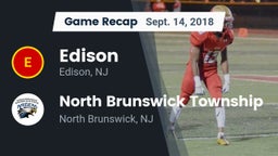 Recap: Edison  vs. North Brunswick Township  2018