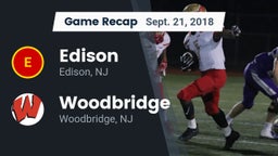 Recap: Edison  vs. Woodbridge  2018