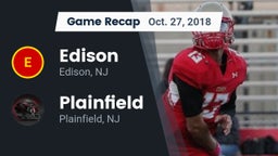 Recap: Edison  vs. Plainfield  2018