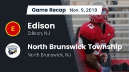 Recap: Edison  vs. North Brunswick Township  2018