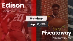 Matchup: Edison  vs. Piscataway  2019