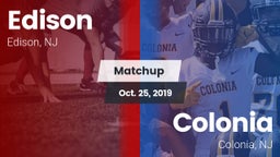 Matchup: Edison  vs. Colonia  2019