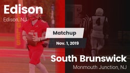 Matchup: Edison  vs. South Brunswick  2019