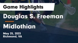 Douglas S. Freeman  vs Midlothian Game Highlights - May 25, 2023