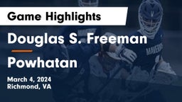 Douglas S. Freeman  vs Powhatan Game Highlights - March 4, 2024