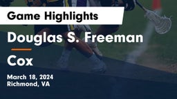 Douglas S. Freeman  vs Cox  Game Highlights - March 18, 2024