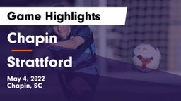 Chapin  vs Strattford Game Highlights - May 4, 2022