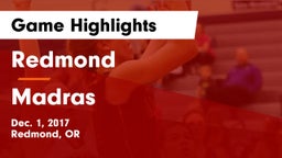 Redmond  vs Madras  Game Highlights - Dec. 1, 2017