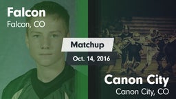 Matchup: Falcon  F vs. Canon City  2016